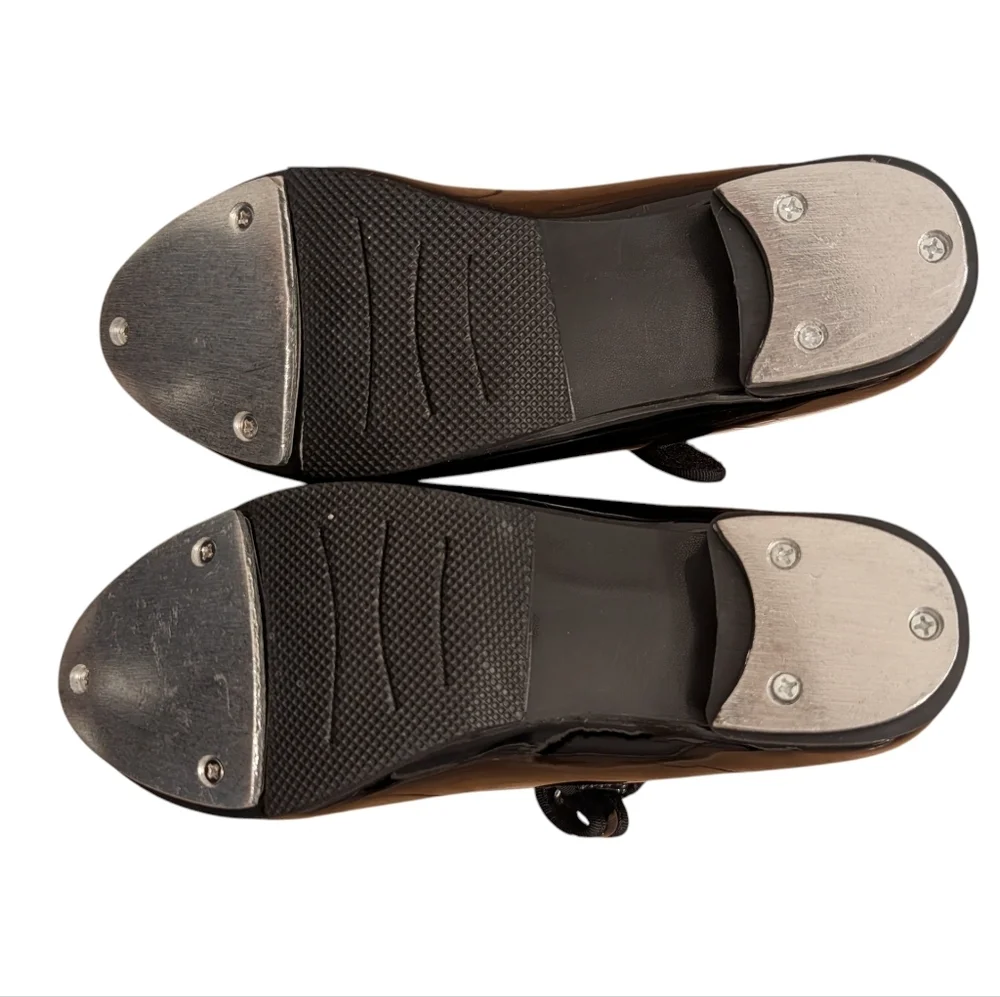 NWT Stelle Tap Shoes for Girls  Boys PU Leather Dance Shoes Size 1
